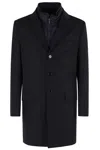 Fay Benjamin Db Coat Lana Cashmere In Blue