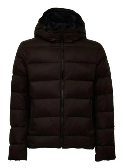 Fay Db Front Hooded In Brown
