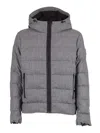 Fay Db Front Feather Hood In Gray