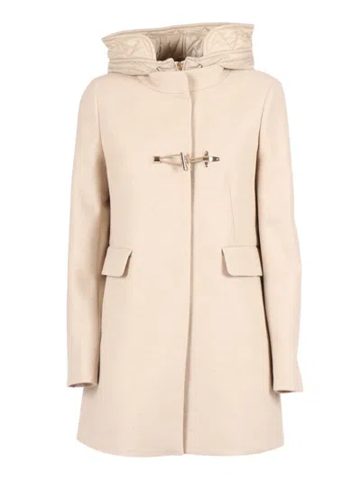 FAY DB FRONT NYLON TOGGLE COAT