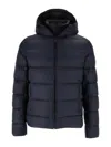 Fay Db Front Piuma Cappuccio In Blue
