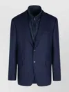 Fay Two-button Peak-lapel Jacket In Blue