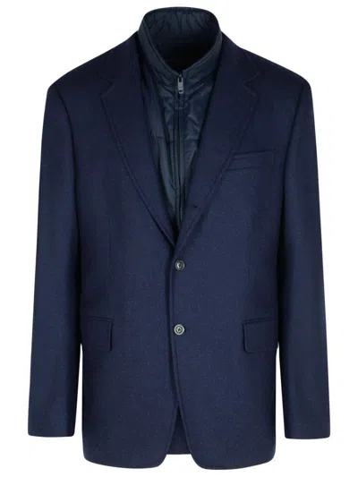 FAY FAY DB' NAVY POLYAMIDE JACKET