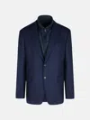 Fay 'db' Navy Polyamide Jacket In Blue