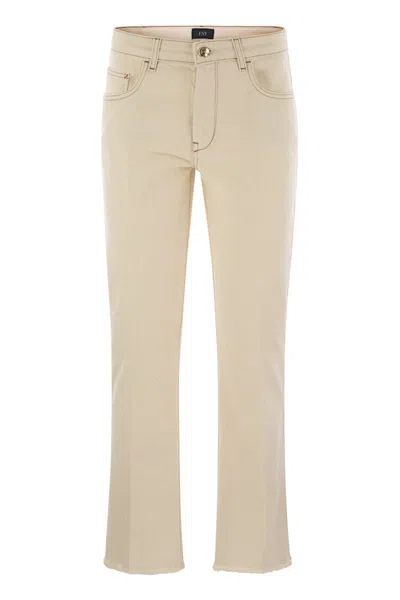 FAY FAY DENIM 5-POCKET TROUSERS