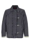 Fay Chic Four-button Mini Jacket In Blue