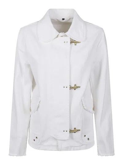 FAY CHAQUETA CASUAL - BLANCO