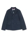 Fay Double-breasted Blazer In Blue