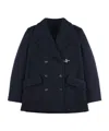Fay Women Wool Pacoat In Black