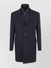 Fay Double-breasted Stretch Coat In Multi