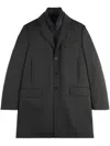 Fay Three-button Single-breasted Coat In Gray