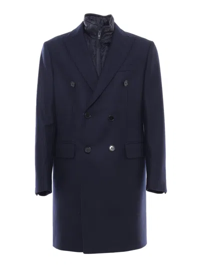 FAY DOUBLE-BREASTED COAT + WAISTCOAT