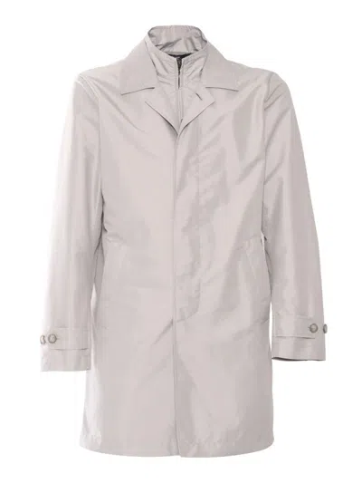 FAY DOUBLE-BREASTED COAT WITH CLASSIC COLLAR