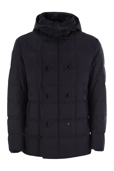 FAY FAY DOUBLE-BREASTED DOWN JACKET WITH HOOD