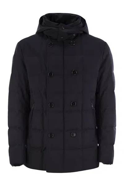 FAY FAY DOUBLE-BREASTED DOWN JACKET WITH HOOD
