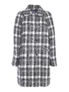 Fay Double Breasted Jacqueline Coat + Hook In Black