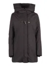 Fay Double-breasted Toggle Coat With Detachable Front Panel In Black