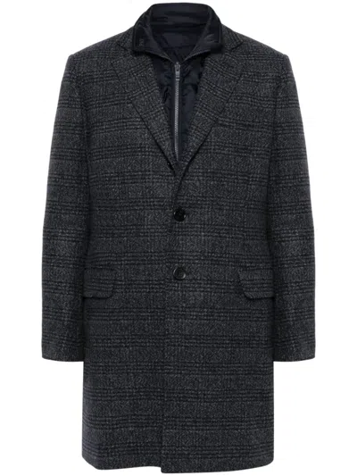 Fay Double Coat In 蓝色