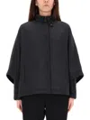 Fay Women Double Cap With Quilted Details In Gray