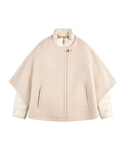 FAY FAY 3-IN-1 DOUBLE-SIDED CAPE COAT