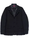 Fay Double-front Down Jacket In Blue