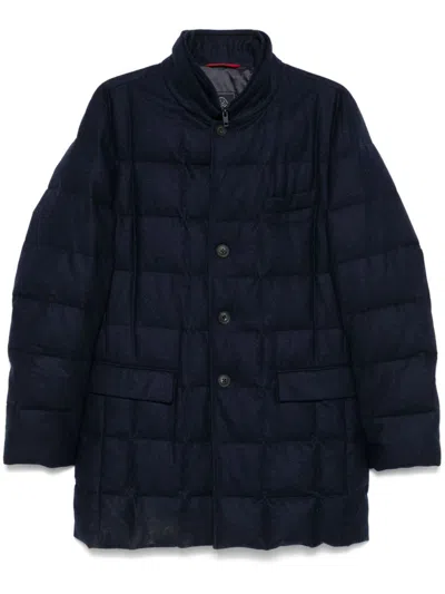 Fay Double-front Jacket In Blue