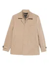 Fay Double-layer Welt-pocket Jacket In Nude