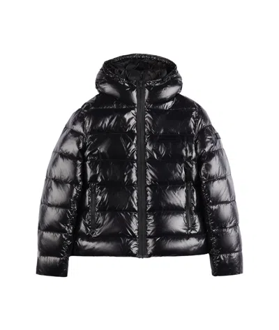 Fay Double-sided Down Jacket In Black