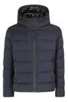 Fay Double Front Feather Jacket In Nylon