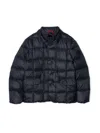 Fay Down Db Front Jacket In Blue