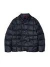 Fay Down Double Front Jacket In Blue