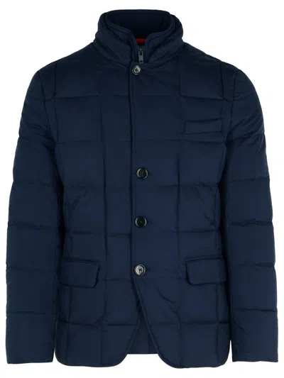 Fay Down Jacket Clothing In Blue