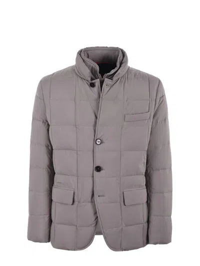 Fay Down Jacket In Neutral