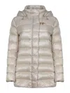 Fay Down Jacket Made Of Nylon In Sand