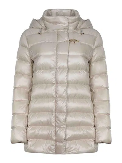 Fay Down Jacket Made Of Nylon In Sand