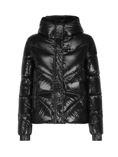 Fay Down Jacket With Hood In Black