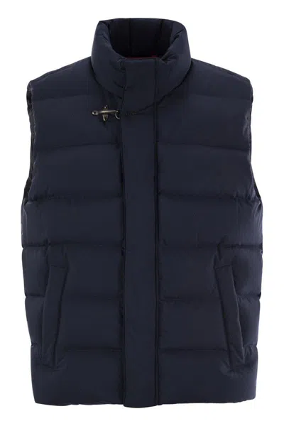 Fay Down Vest In Blue
