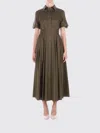 Fay Dress  Woman Color Green In Brown