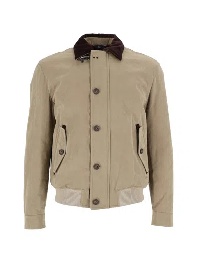 Fay Driving Bomber In Brown