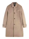 Fay Wool Coat With Hook And Multiple Pockets In Multi