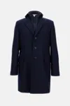 Fay Easy Db Coat In Black