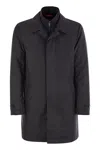 Fay Morning Waterproof Coat With High Collar