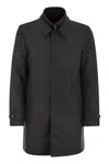 Fay Easy Morning Coat In Black