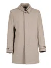 Fay Virgin Wool Coat In Neutral