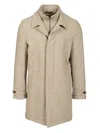Fay Easy Morning (db Front) Flanella Cardata Jackets Beige In Brown