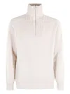 Fay Elbow-patches Sweater In Neutral