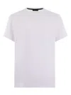 Fay Embroidered-logo Crew-neck T-shirt In White