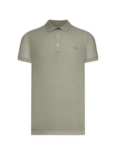 Fay Embroidered Polo Shirt In Green