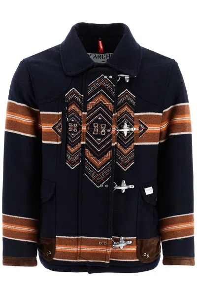 Fay Embroidered Wool Blend 4 Ganci Yateh Jacket