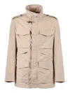 Fay Explorer Field Jacket In Sand